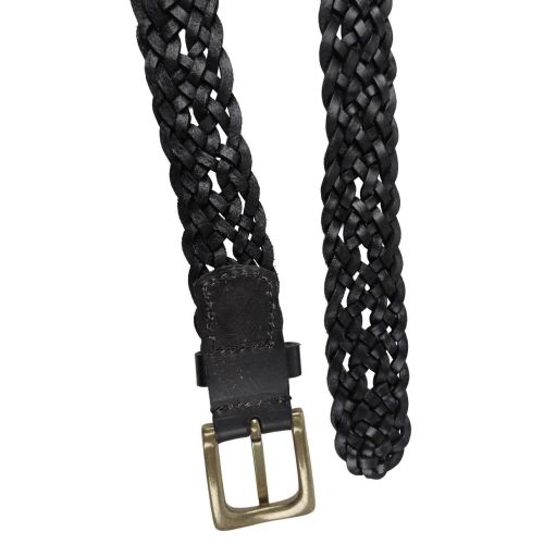 Ремень женский Vanzetti плетеный 111 см 3 см кожа Темно-коричневый