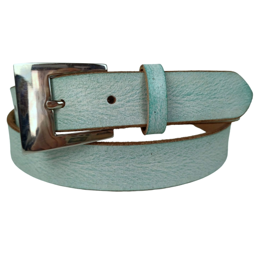 Женский ремень Vanzetti RMT132 натуральная кожа 2,8 см Бирюзовый