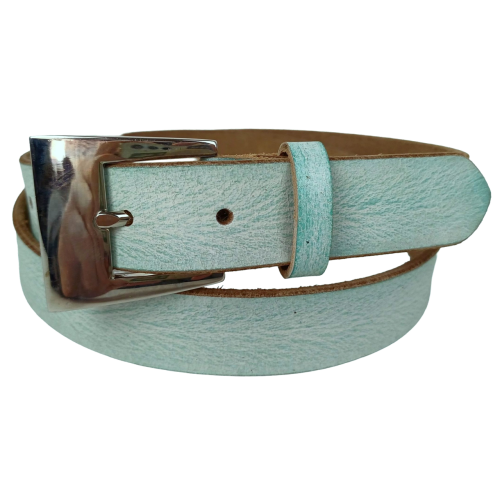 Женский ремень Vanzetti RMT132 натуральная кожа 2,8 см Бирюзовый