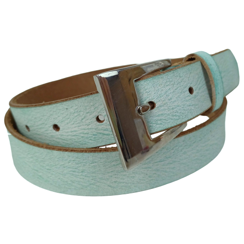 Женский ремень Vanzetti RMT132 натуральная кожа 2,8 см Бирюзовый