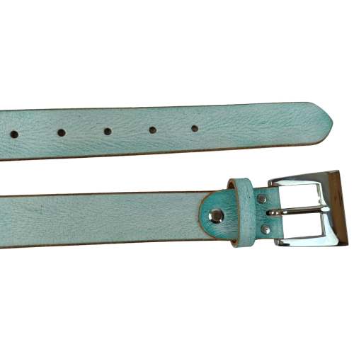 Женский ремень Vanzetti RMT132 натуральная кожа 2,8 см Бирюзовый