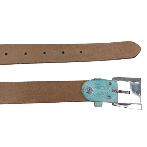 Женский ремень Vanzetti RMT132 натуральная кожа 2,8 см Бирюзовый