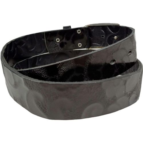 Дизайнерский женский ремень Vanzetti RMT141 натуральная кожа закрытая пряжка 3,3 см Черный