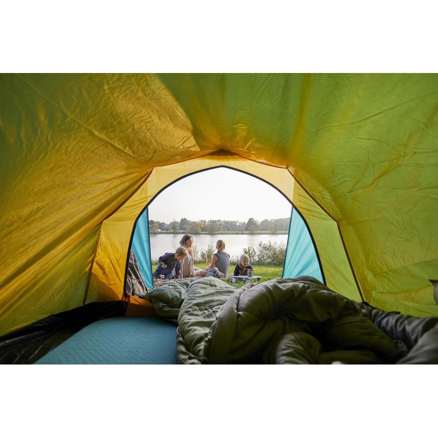 Детский самонадувной коврик Grand Canyon Hattan 3,8 Kids 160x51x3,8 см Бирюзовый