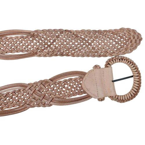 Женский ремень-косичка Vanzetti RMT162 5,5 см Коричневый