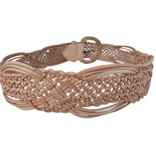 Женский ремень-косичка Vanzetti RMT162 5,5 см Коричневый