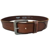 Широкий женский ремень Vanzetti RMT170 под джинсы натуральная кожа 4,5 см Коричневый