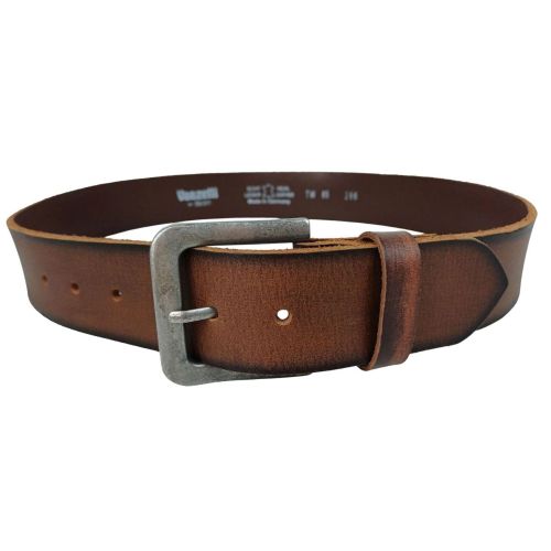 Широкий женский ремень Vanzetti RMT170 под джинсы натуральная кожа 4,5 см Коричневый