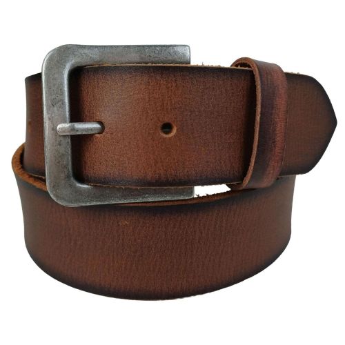 Широкий женский ремень Vanzetti RMT170 под джинсы натуральная кожа 4,5 см Коричневый