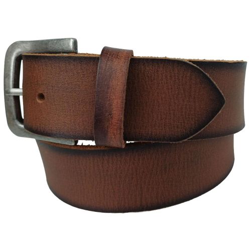 Широкий женский ремень Vanzetti RMT170 под джинсы натуральная кожа 4,5 см Коричневый