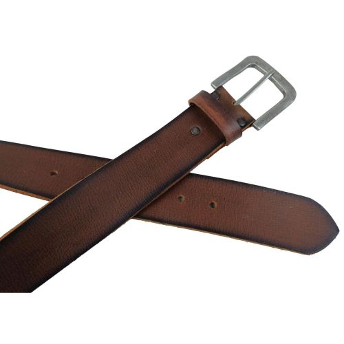 Широкий женский ремень Vanzetti RMT170 под джинсы натуральная кожа 4,5 см Коричневый