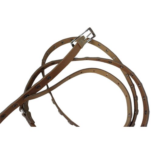 Женский ремень Vanzetti с заклепками для нескольких оборотов 1,5 см Серый