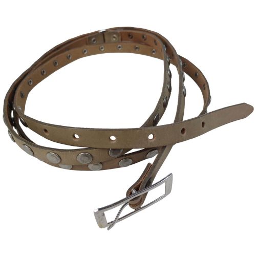 Женский ремень Vanzetti с заклепками для нескольких оборотов 1,5 см Серый