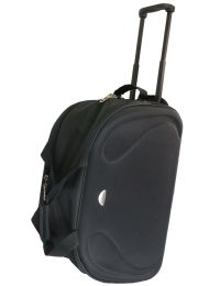 Дорожная сумка на колесах Wallaby 10430 65 л 58x36x35 см Черная