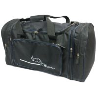 Спортивная сумка Wallaby 365 с расширением 40/50 л 54(66)x25x30 см Черная