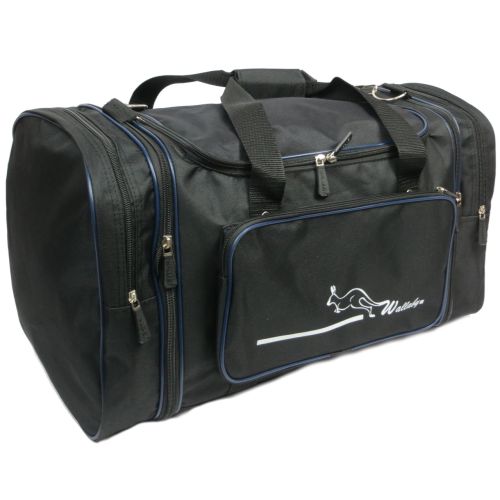 Спортивная сумка Wallaby 365 с расширением 40/50 л 54(66)x25x30 см Черная