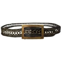 Женский металлический ремень Vanzetti цепочка внутри RMT172 3 см