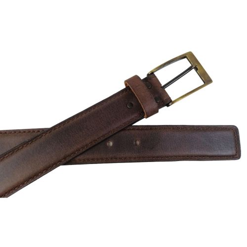 Женский ремень Vanzetti винтажный под брюки 3,3 см Темно-коричневый