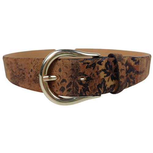 Женский ремень Vanzetti RMT179 нубук 3,8 см Коричневый