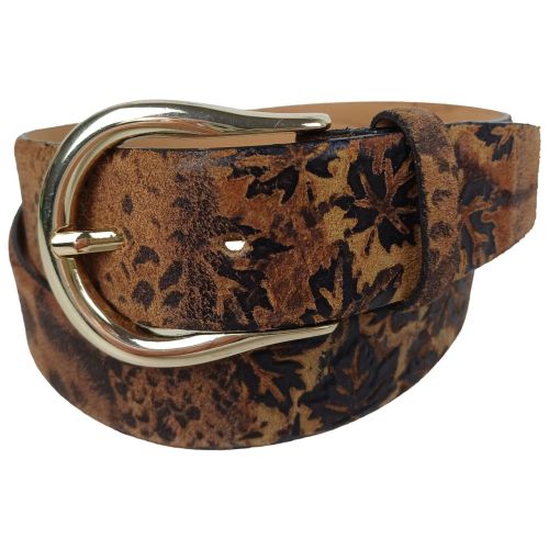 Женский ремень Vanzetti RMT179 нубук 3,8 см Коричневый