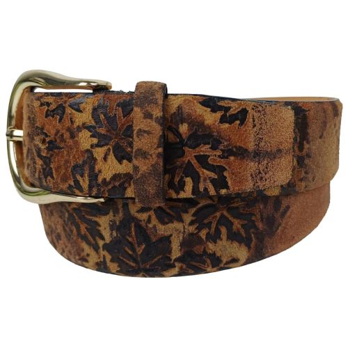 Женский ремень Vanzetti RMT179 нубук 3,8 см Коричневый