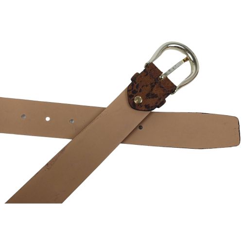 Женский ремень Vanzetti RMT179 нубук 3,8 см Коричневый