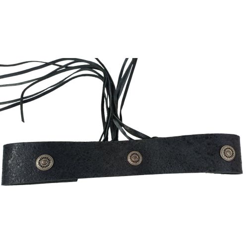 Женский корсетный ремень Vanzetti Vintage натуральная кожа 6 см Черный