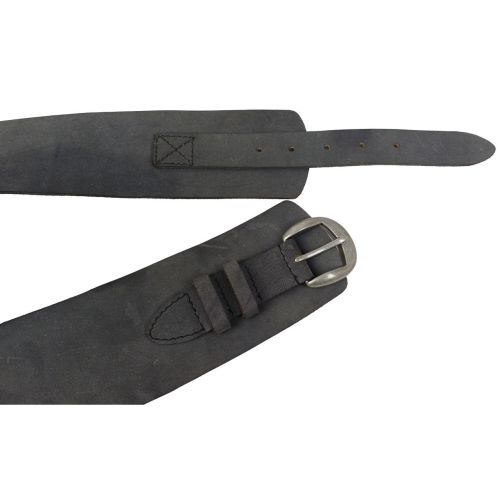 Женский корсетный ремень Vanzetti матовая кожа 7,5 см Серый