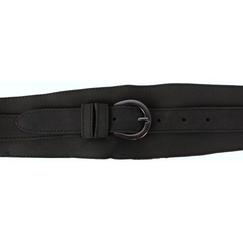 Женский корсетный ремень Vanzetti RMT187 матовая кожа 2,5/8 см Темно-серый