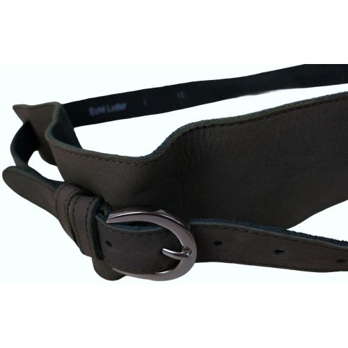 Женский корсетный ремень Vanzetti RMT187 матовая кожа 2,5/8 см Темно-серый