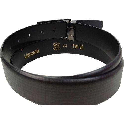 Элегантный женский ремень Vanzetti закрытая пряжка 3,3 см Темно-синий