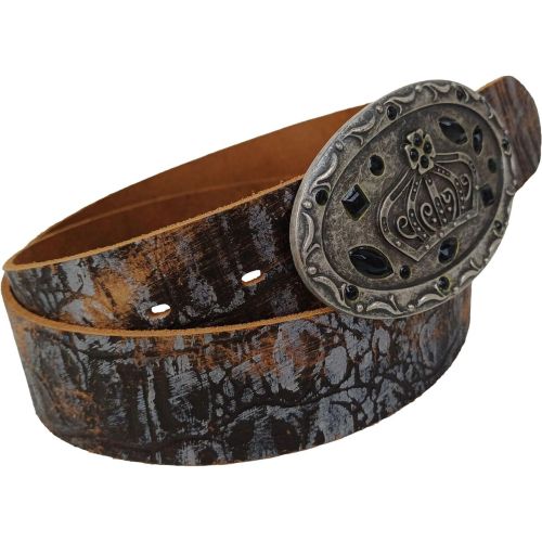 Женский ремень Vanzetti RMT193 закрытая пряжка 4 см Разноцветный