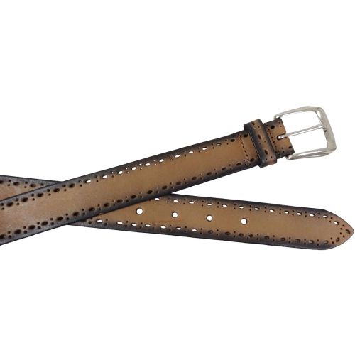 Женский ремень Vanzetti RMT194 перфорация 2,8 см Коричневый