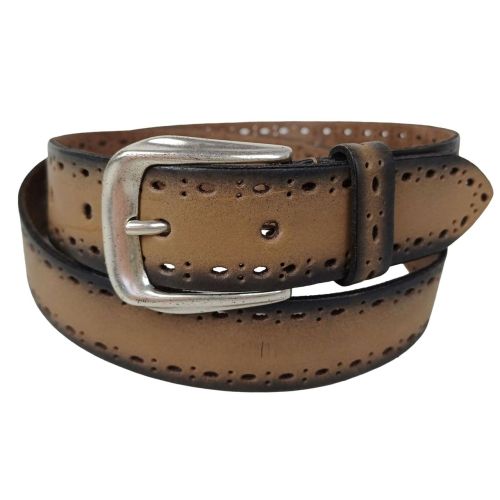 Женский ремень Vanzetti RMT194 перфорация 2,8 см Коричневый