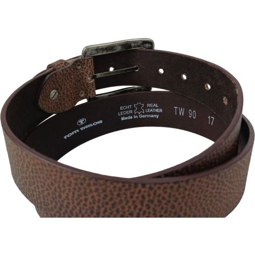 Женский ремень Tom Tailor RMT195 винтажный под джинсы 3,8 см Коричневый