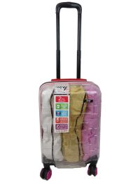 Чемодан маленький My Luggage ABS-пластик 55х34х25 см 42 л Прозрачный