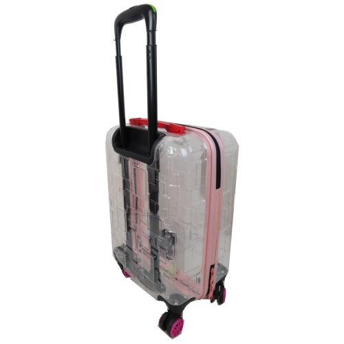 Чемодан маленький My Luggage ABS-пластик 55х34х25 см 42 л Прозрачный