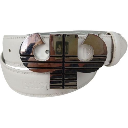 Ремень кожаный PellePelle под джинсы 4 см Белый