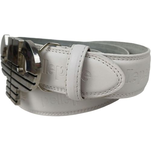 Ремень кожаный PellePelle под джинсы 4 см Белый