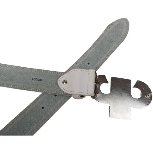 Ремень кожаный PellePelle под джинсы 4 см Белый