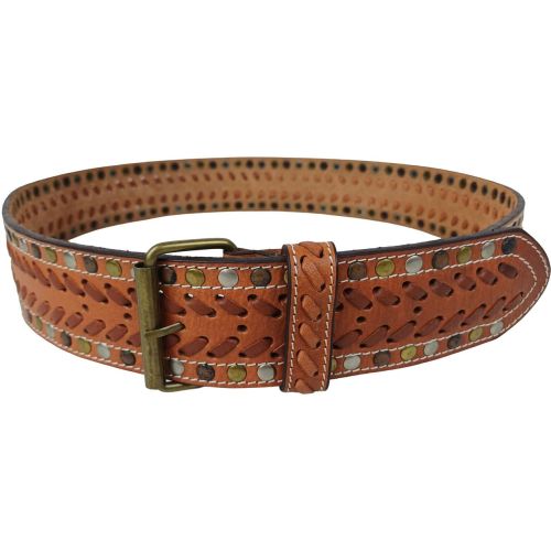 Ремень корсетный женский Vanzetti натуральная кожа 5,8 см Коричневый