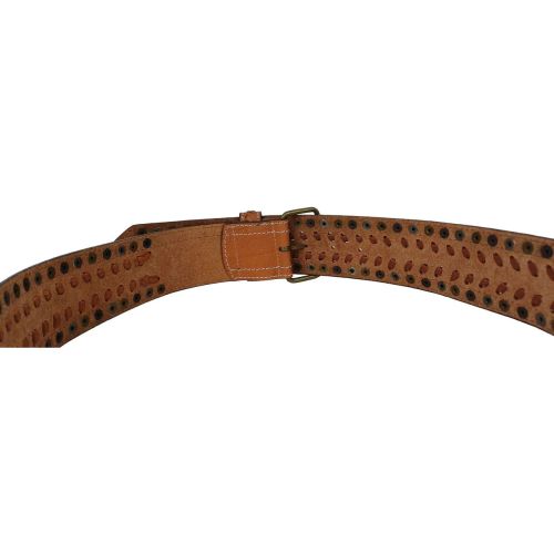 Ремень корсетный женский Vanzetti натуральная кожа 5,8 см Коричневый