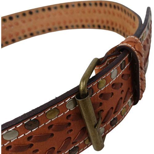 Ремень корсетный женский Vanzetti натуральная кожа 5,8 см Коричневый