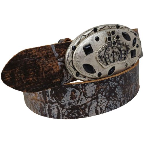 Ремень женский Vanzetti RMT200 натуральная кожа 4 см Коричневый