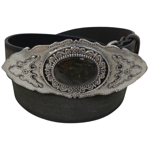 Ремень женский Vanzetti RMT149 натуральная кожа 3,8 см Темно-серый