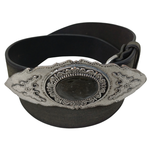 Ремень женский Vanzetti RMT149 натуральная кожа 3,8 см Темно-серый