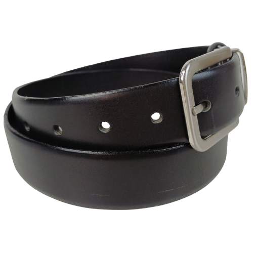 Ремень мужской классический Vanzetti натуральная кожа 3,3 см Черный