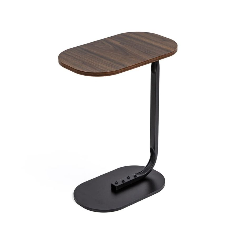 Столик приставной овальный SW-00003367 45x28x59 см Walnut Wood