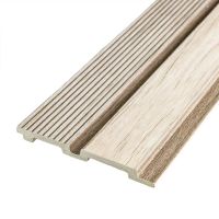Рейка декоративная PS 2900х118х12мм Светлое дерево SW-00001750