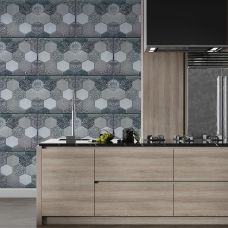 Декоративная ПВХ панель соты Абстракция Sticker Wall 960х480х4мм (1041)